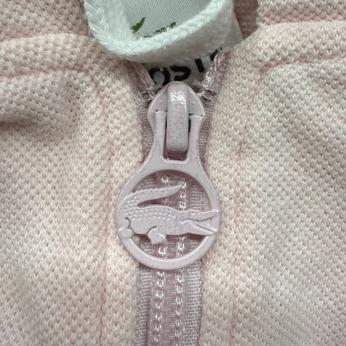 라코스테 딸기우유 핑크 후드집업  상품이미지7