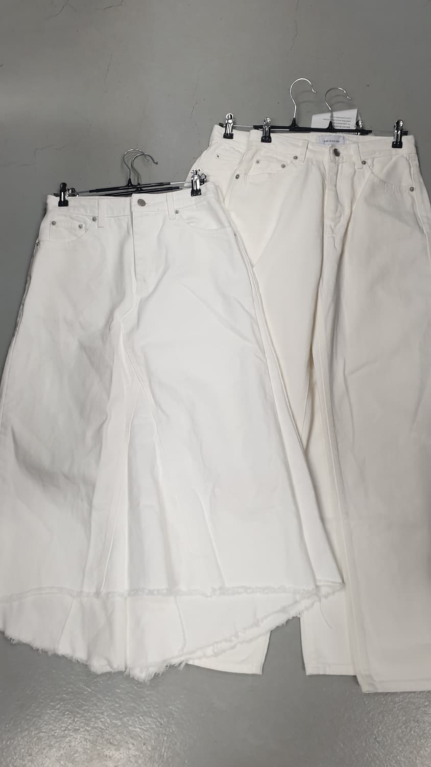 ARRICCCHIRSI 화이트 데님 롱 스커트 S 상품이미지1