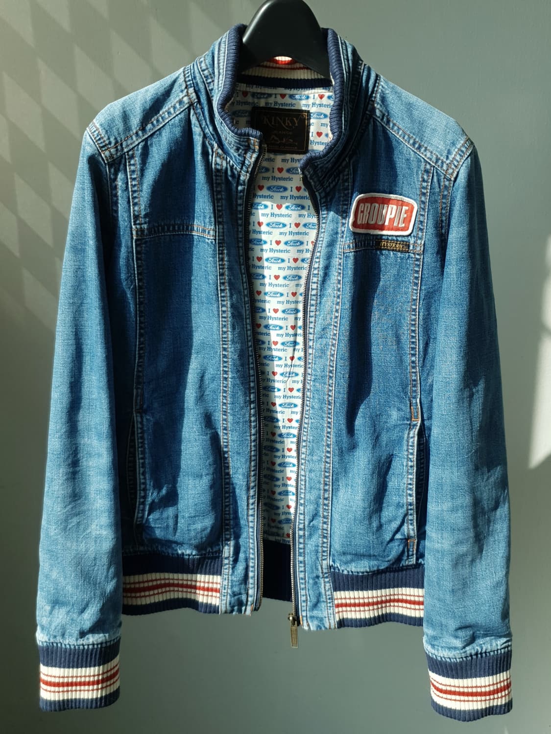 90s Hysteric Glamour "KINKY" Denim JK 상품이미지6