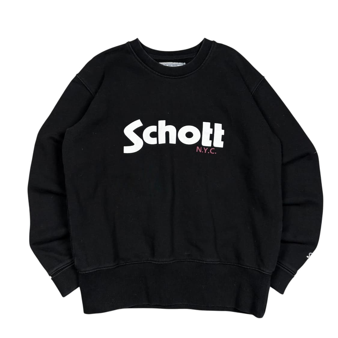 쇼트 블랙컬러 맨투맨 상품이미지1