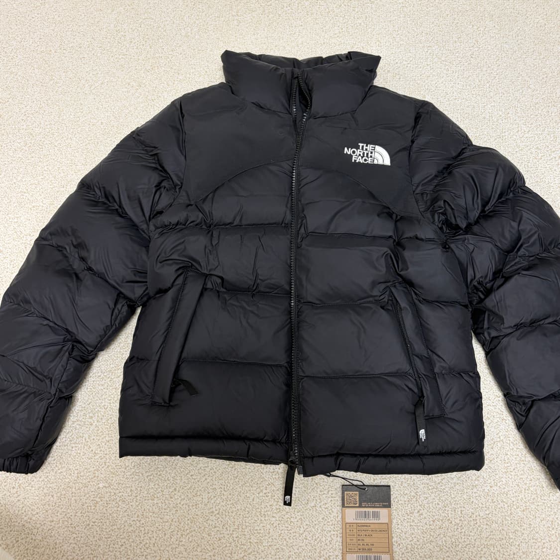 노스페이스 블랙 패딩 새상품 S 상품이미지2