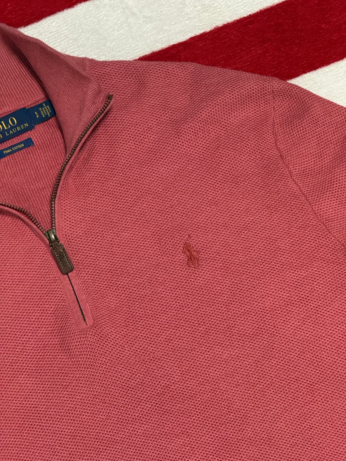 폴로랄프로렌 피마코튼하프집업 니트Polo Ralph Lauren knit 상품이미지5