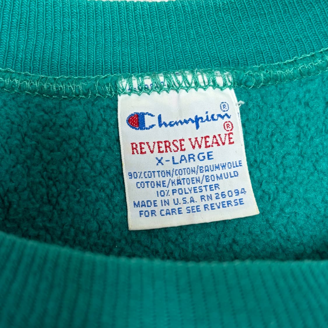 90s 챔피온 스웻셔츠 민트 상품이미지2