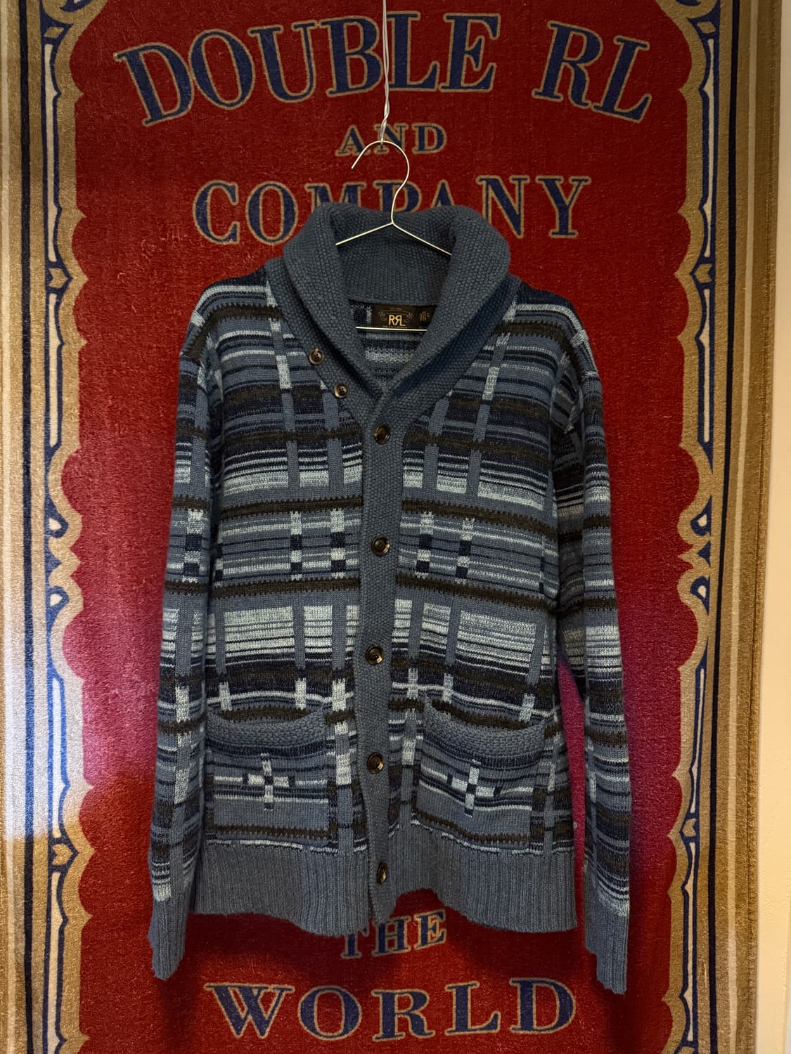 RRL 숄카라 가디건 XL 상품이미지1