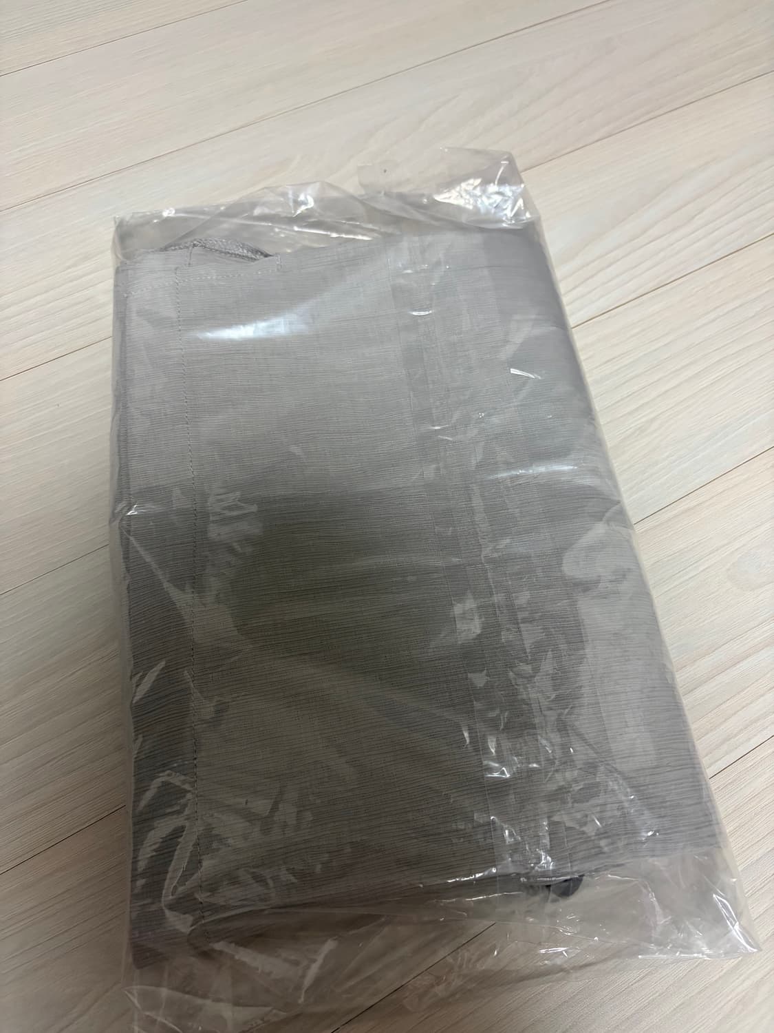 새상품 TNGT 키노시타 시어서커 콜레드 카라셔츠100 베이지 상품이미지3