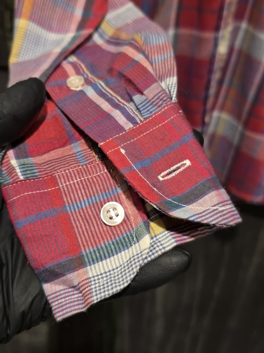 80s Discovery Red Plaid Shirt 상품이미지3