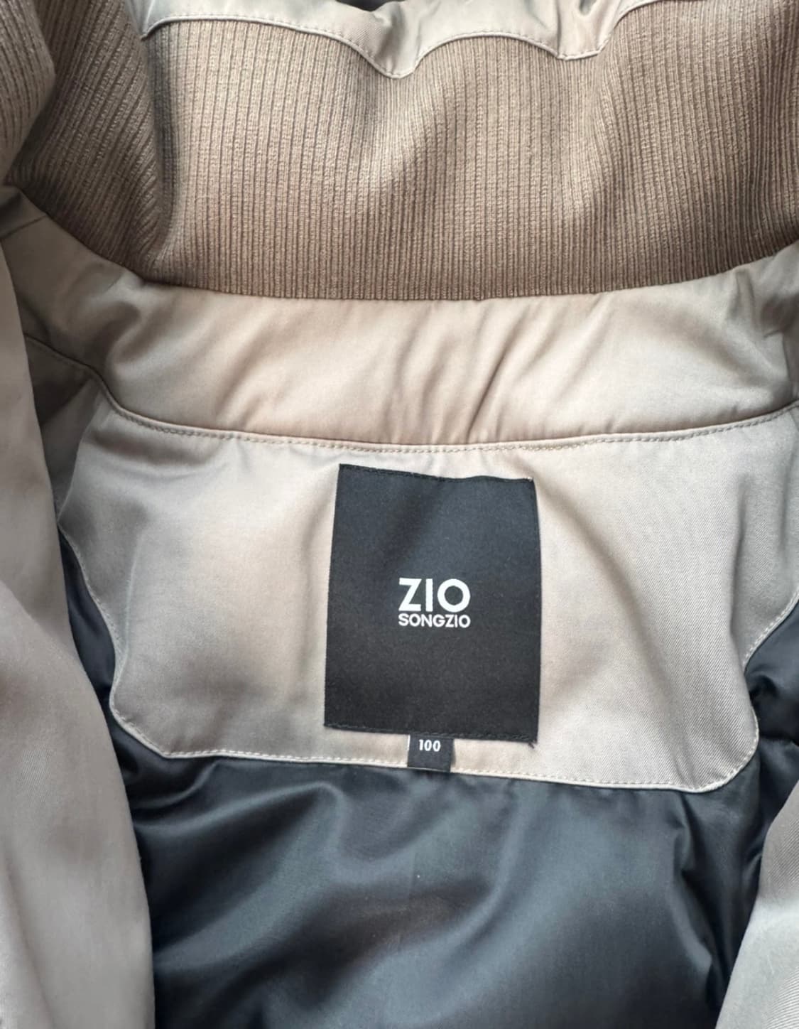 지오송지오 구스다운 롱패딩 100 (XL) 팔아요 상품이미지4