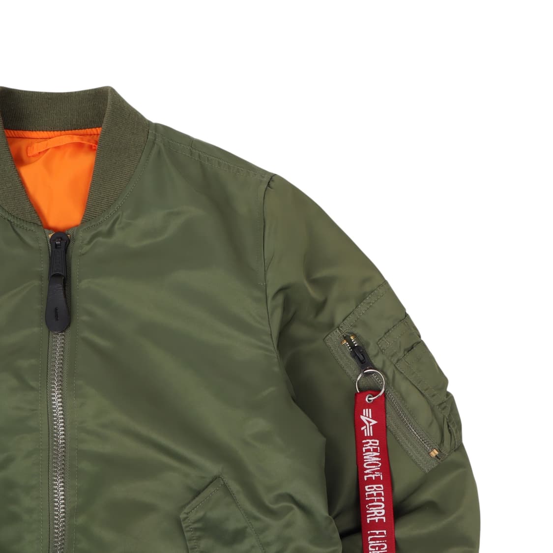 알파인더스트리 우먼 카키 ma-1 자켓 상품이미지2