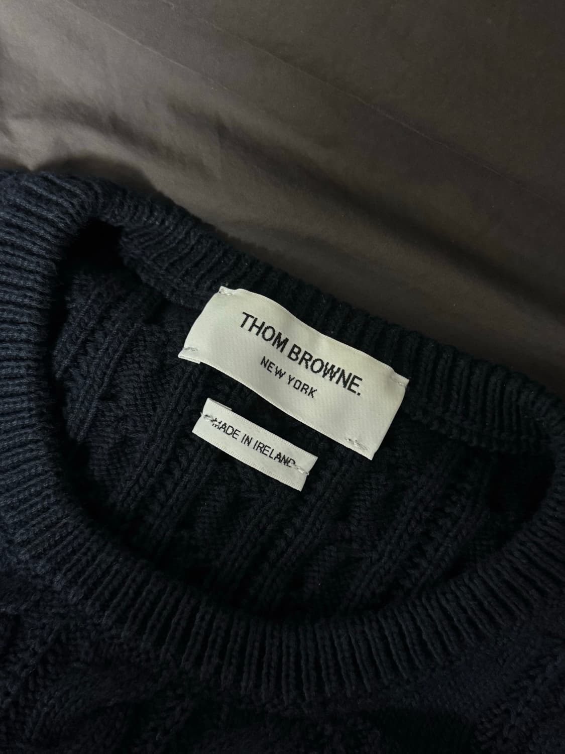 톰브라운 사선 케이블 풀오버 니트 5 size 상품이미지3