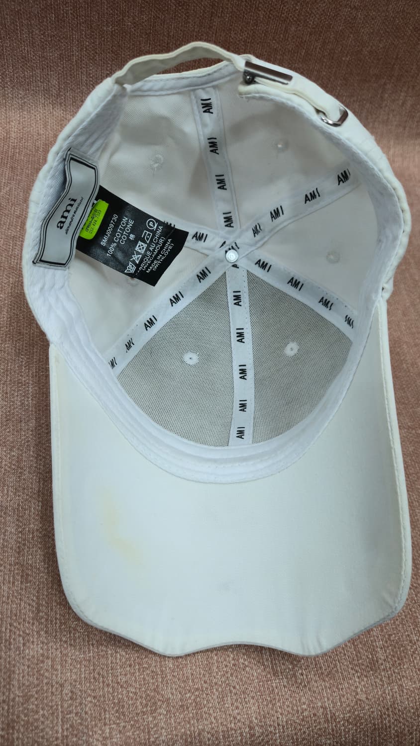 아미 정품- AMI 하트 로고 베이스볼 캡 (화이트) 상품이미지6