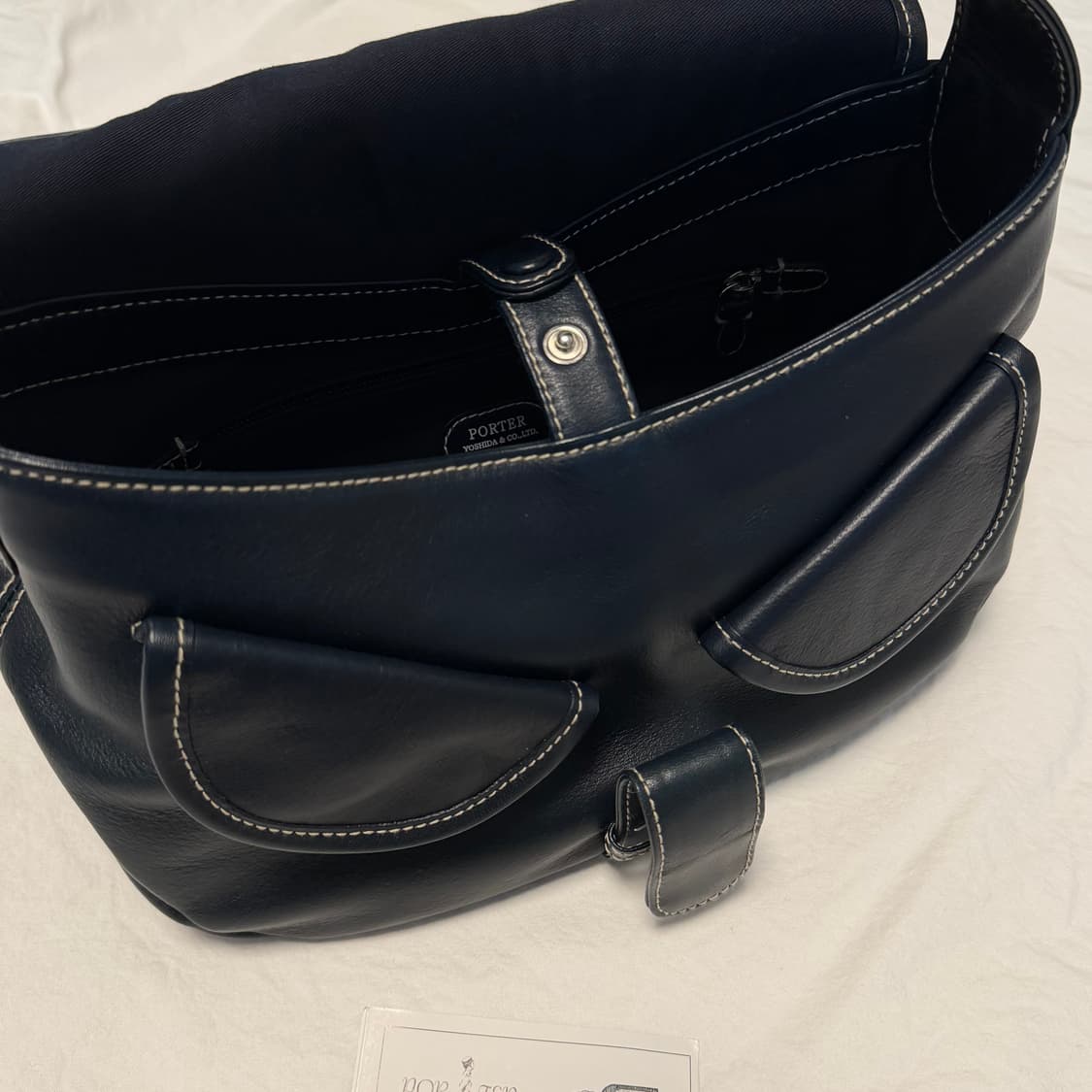 요시다포터 레더 호보백 상품이미지6