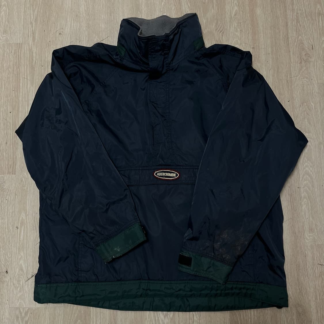 아베크롬비 퍼포먼스 이너플리스 안감 바람막이 아노락 [네이비] L/100 상품이미지1