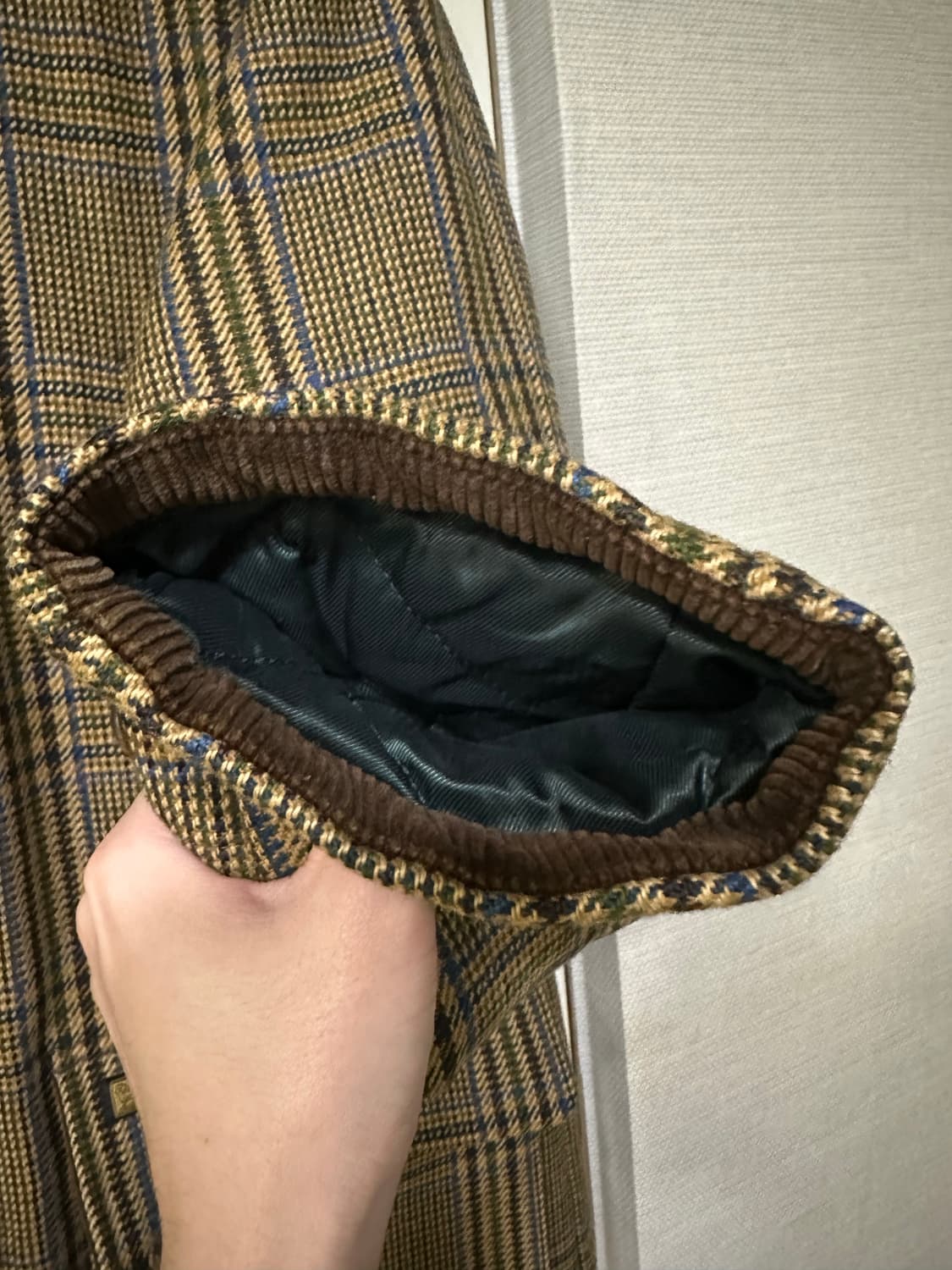 바스통 186 브라운 체크 상품이미지5