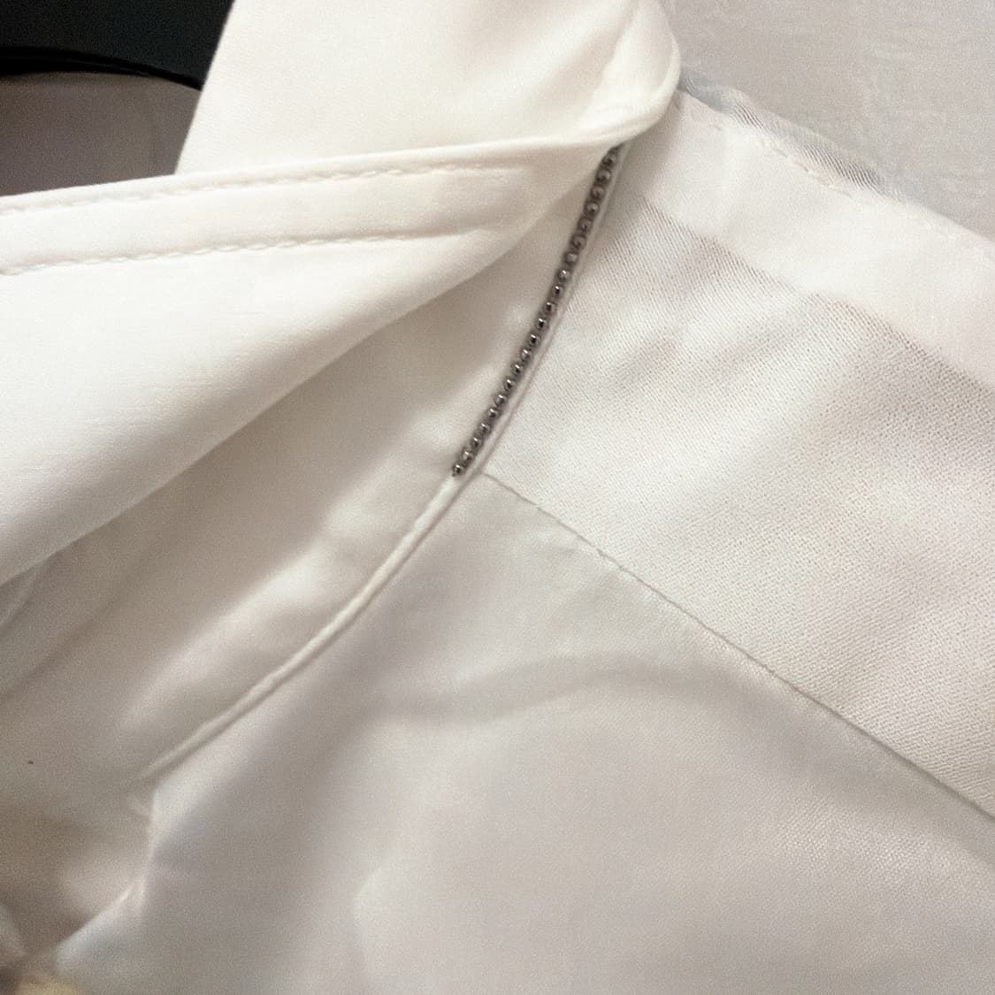(정품/새상품) 브루넬로 쿠치넬리 여성 화이트 셔츠 상품이미지4