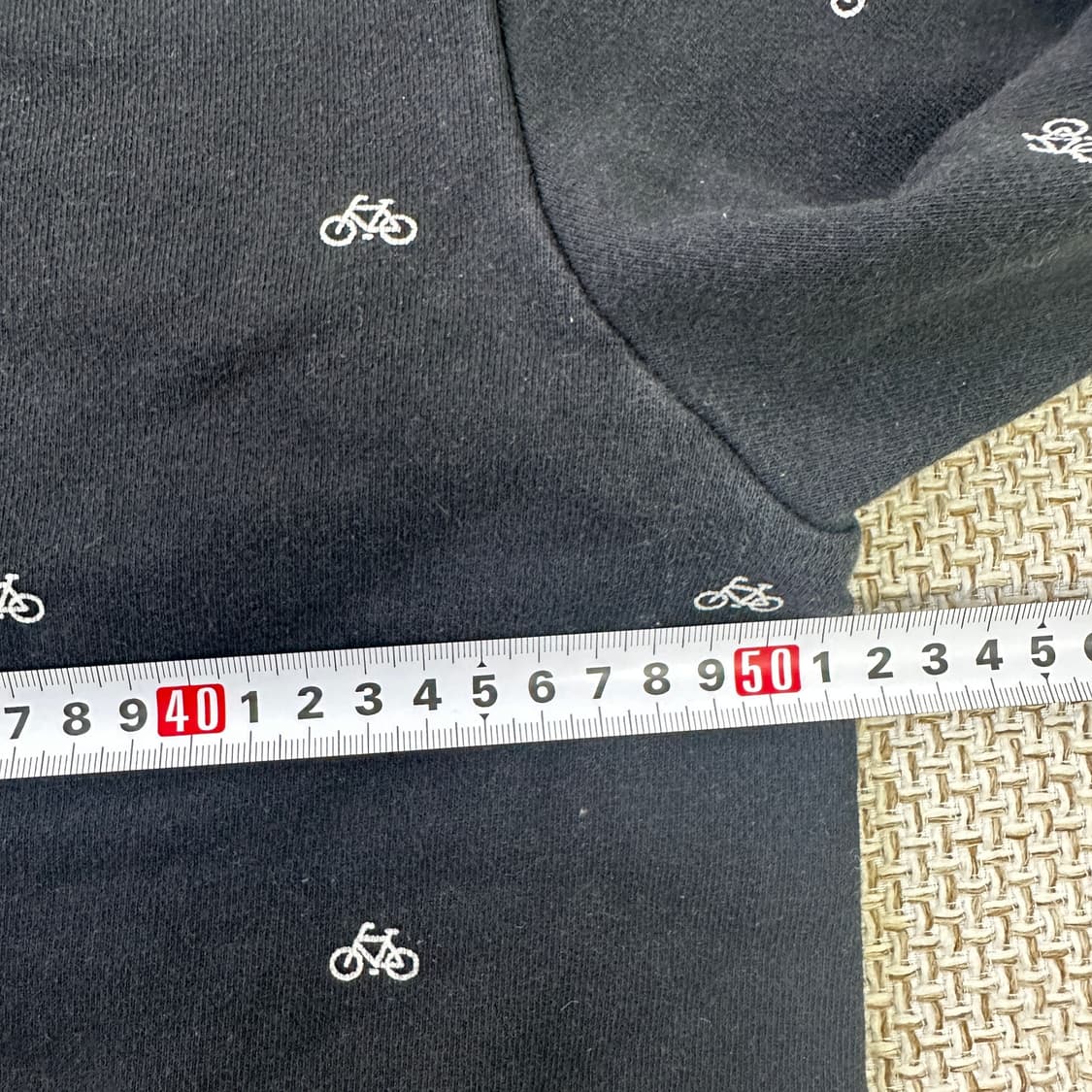 100 빈폴 자전거 패턴 맨투맨 0423D 상품이미지5
