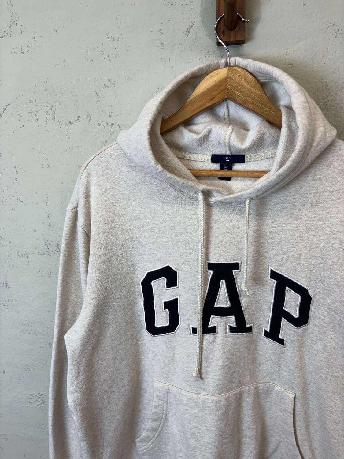 GAP 갭 아이보리 로고 후드티 상품이미지4