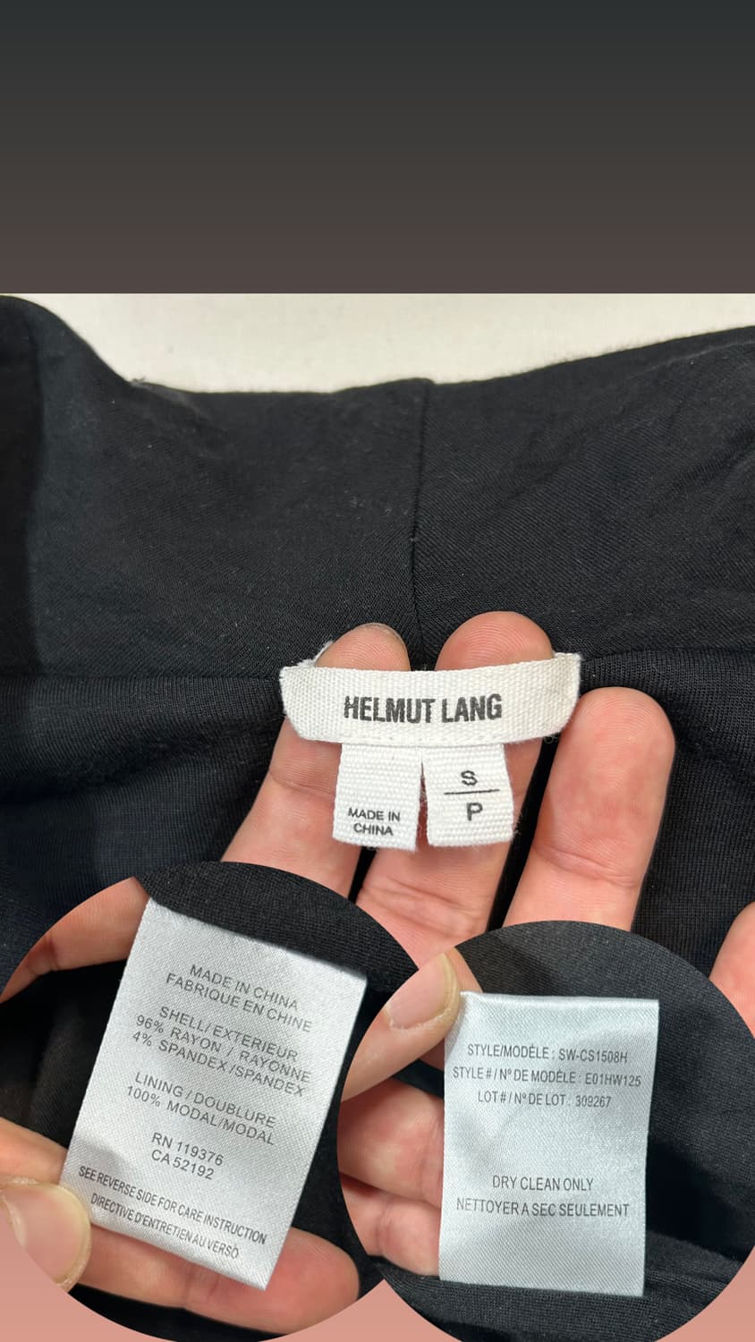 S) 헬무트 랭 언밸런스 비대칭 집업 자켓 상품이미지8