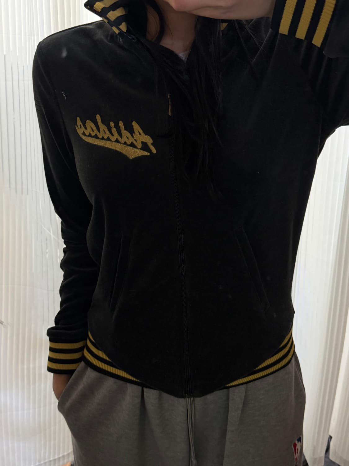 아디다스 벨벳 져지 집업 95 상품이미지1