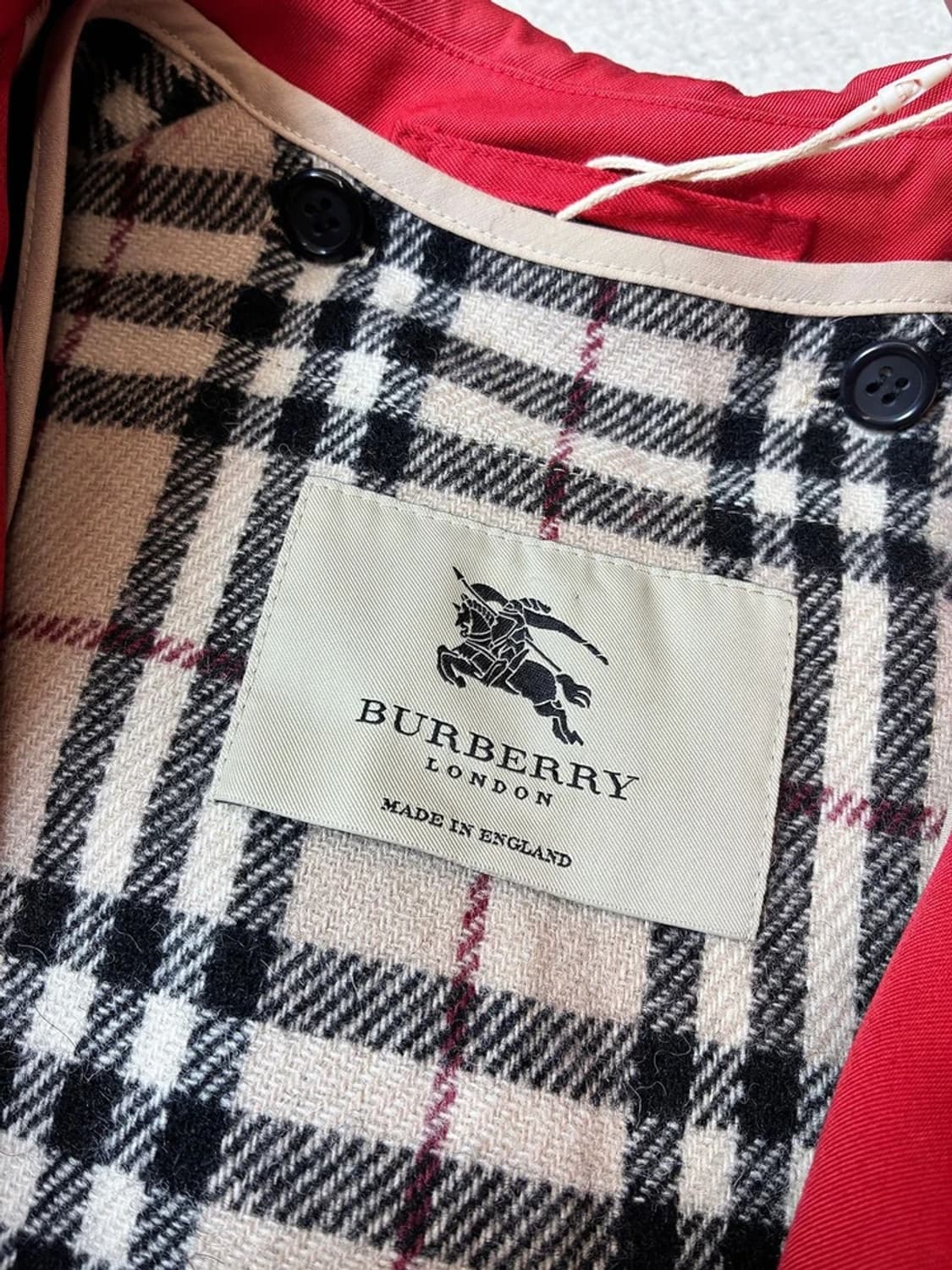 버버리 아카이브 안감 노바체크 트렌치 코트 PN7533 상품이미지9