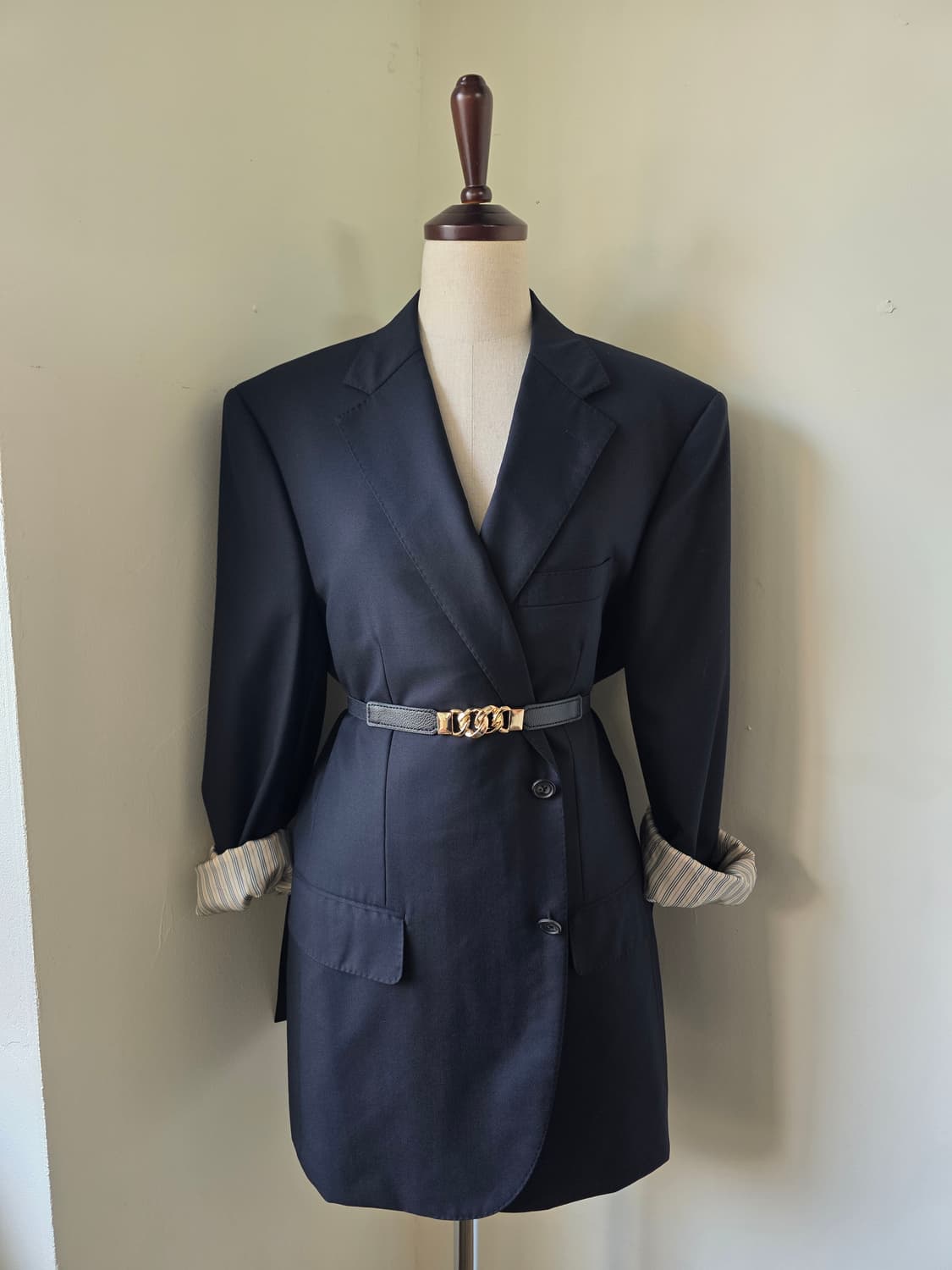 Burberry 버버리 블랙 싱글 자켓 상품이미지3