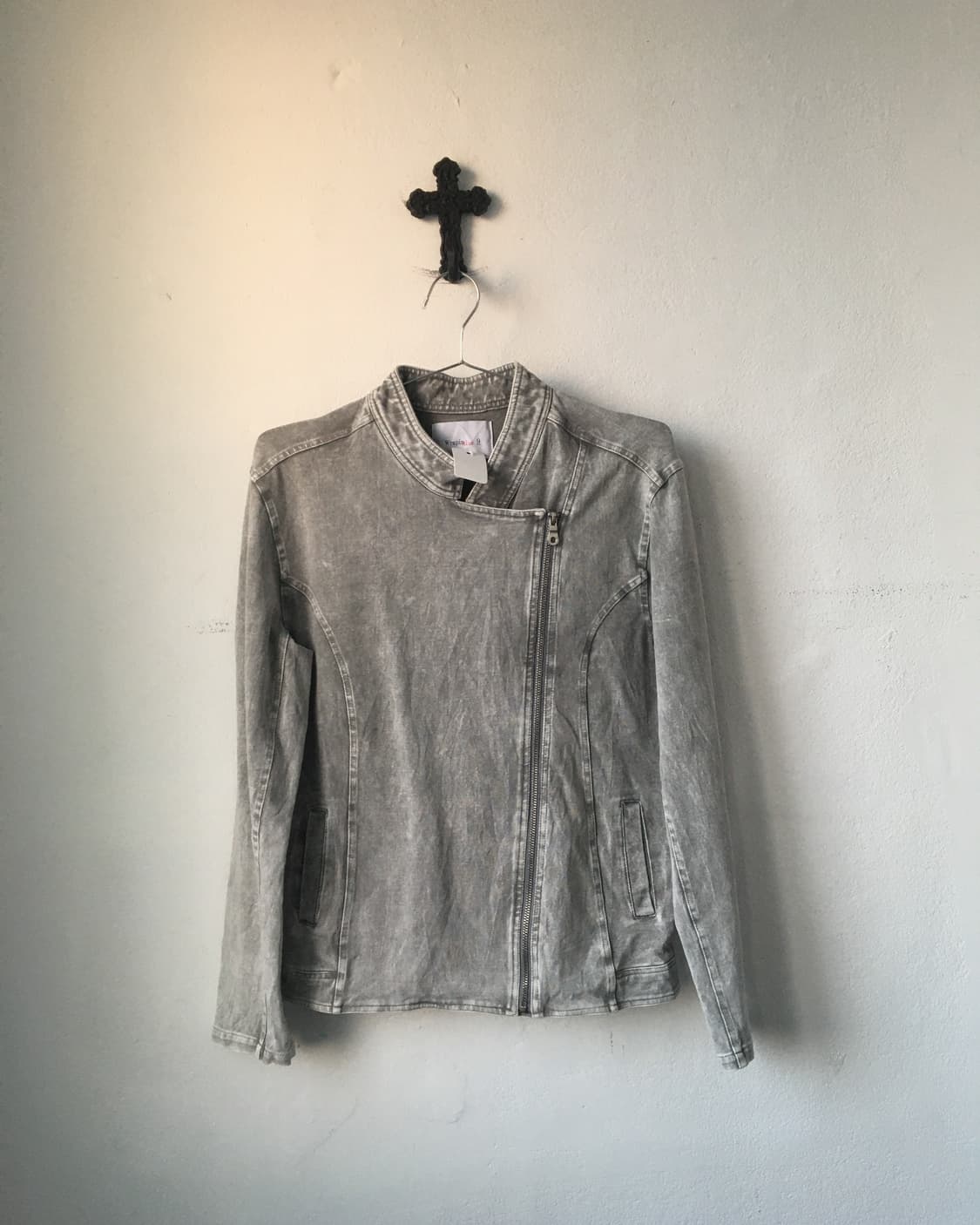 Dyed cotton rider jacket 상품이미지2