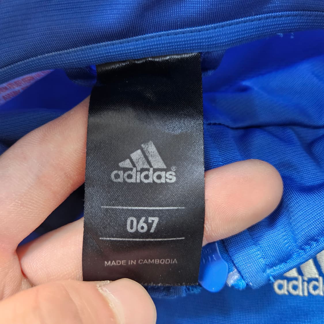 67 아디다스 키즈 블루블랙 트랩탑 져지 0324Y 상품이미지3