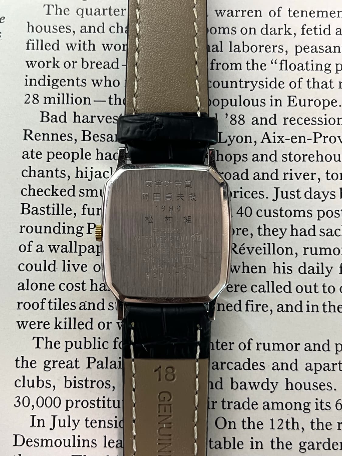 Vintage Seiko Quartz Tank Watch 상품이미지5