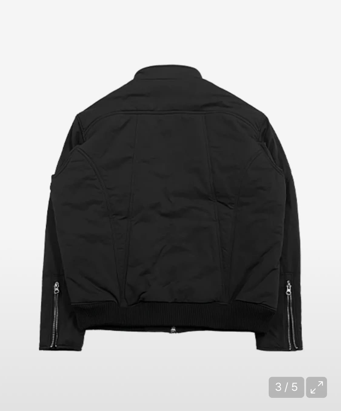 [M] 더콜모 레이싱 봄버 차콜 상품이미지2