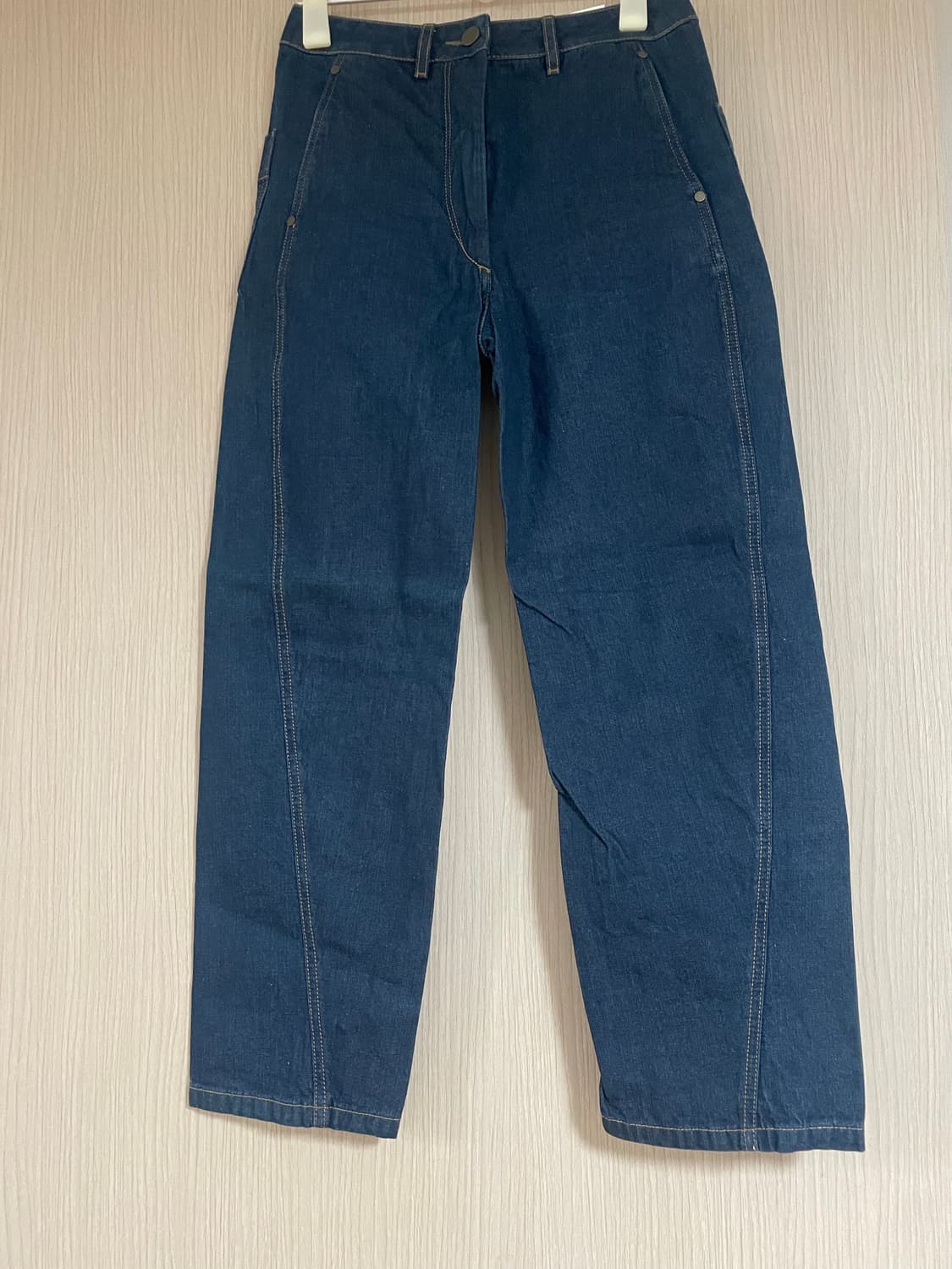 르메르 크롭 트위스트 인디고데님팬츠 34 상품이미지1