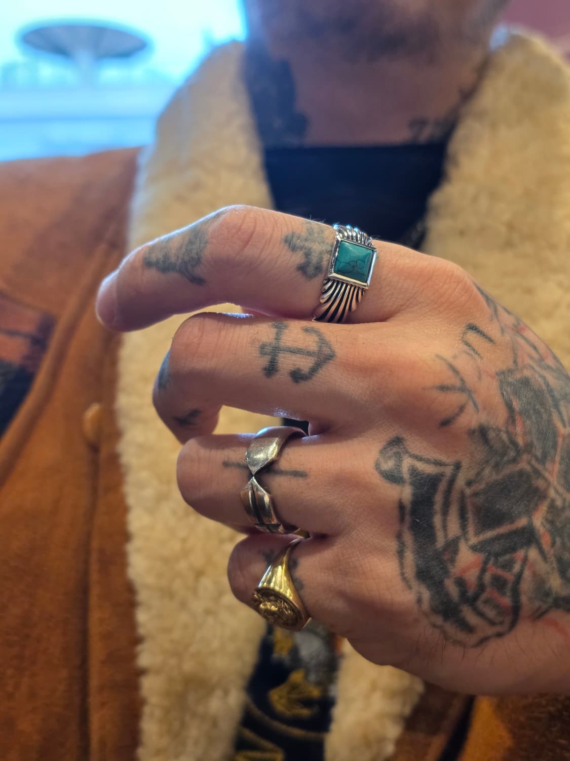 3cross silver925 spirit Navajo ring 상품이미지5