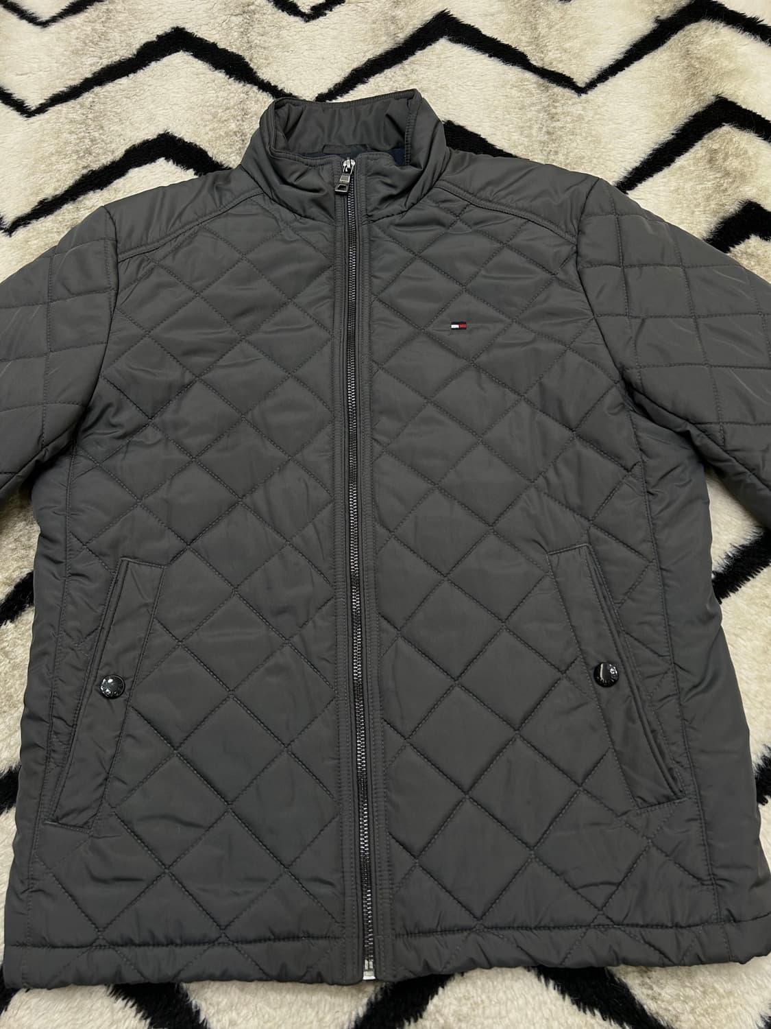 [S]타미힐피거 클래식 퀄팅 자켓/그레이 상품이미지3