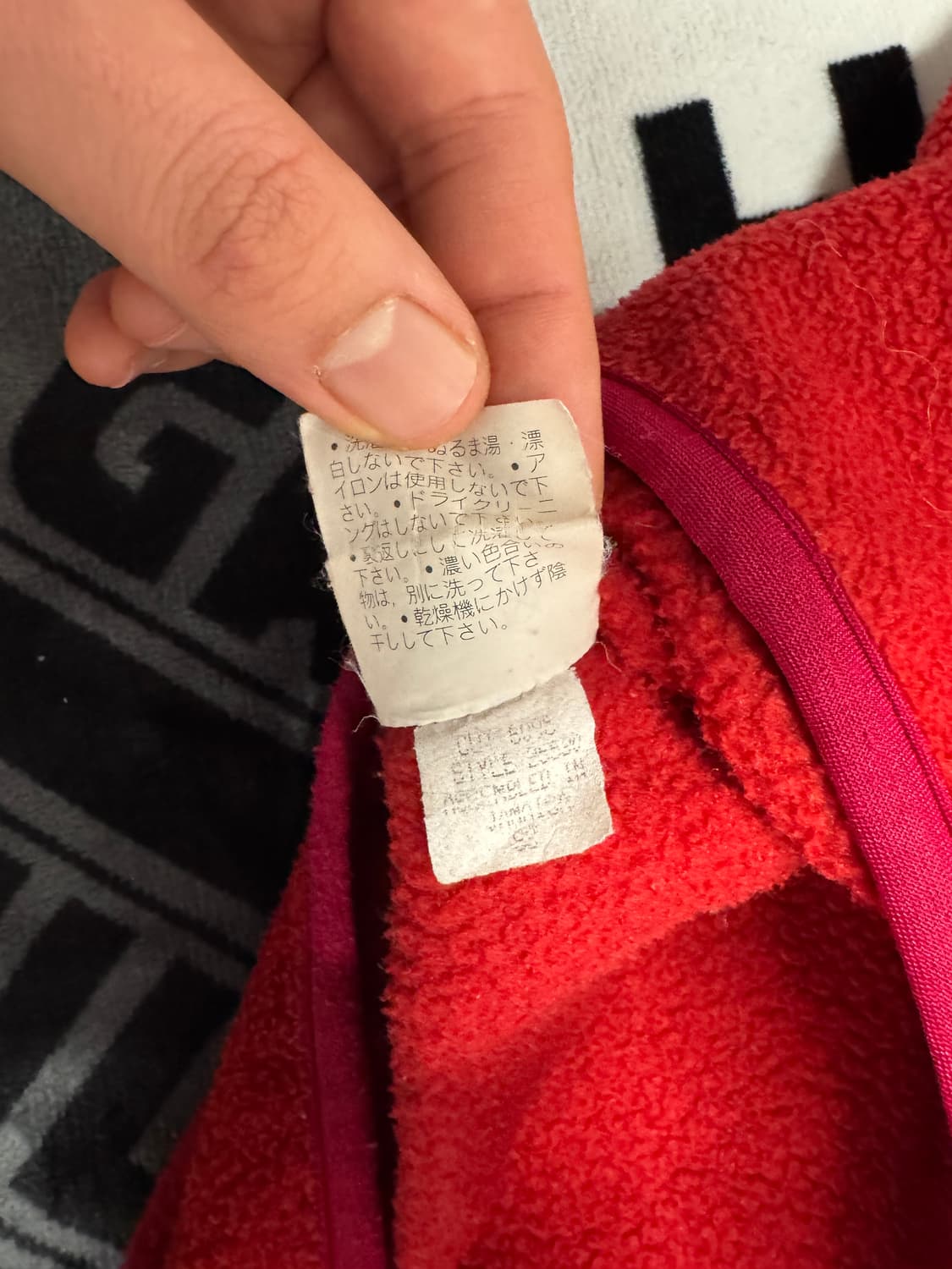 파타고니아 신칠라 스냅 티 풀 오버 레드 블랙 메이드 인 자메이카 상품이미지7