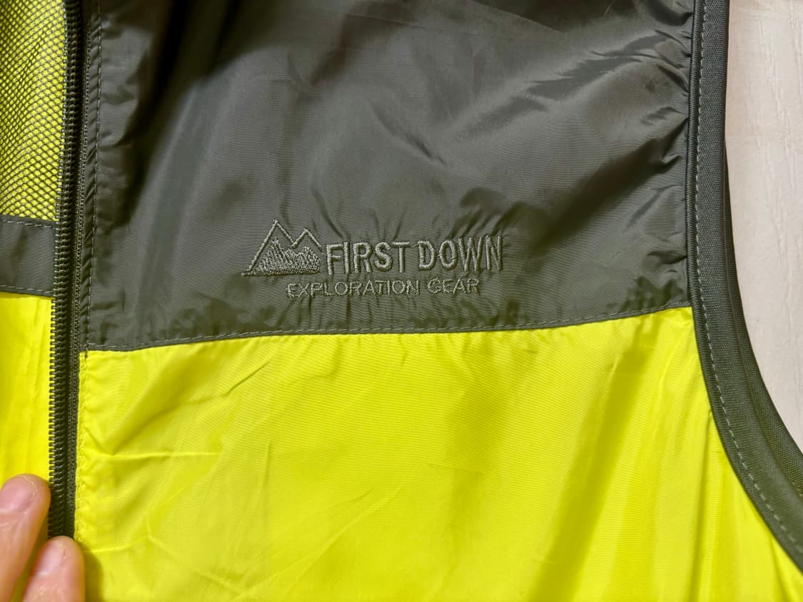 퍼스트다운 first down 포케터블 바람막이 베스트 조끼 상품이미지7