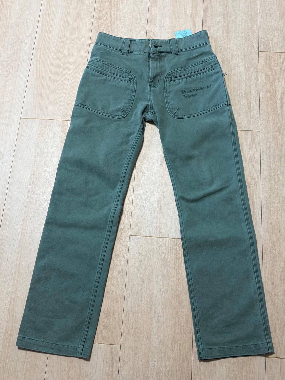 플라스틱프로덕트 MPa SPLIT POCKET PANTS 에메랄드 S 상품이미지4