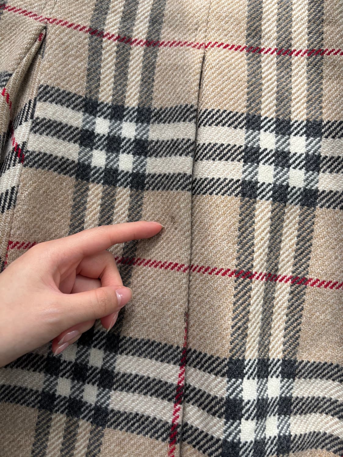 Burberry 버버리 노바체크 울 플리츠 스커트   상품이미지9