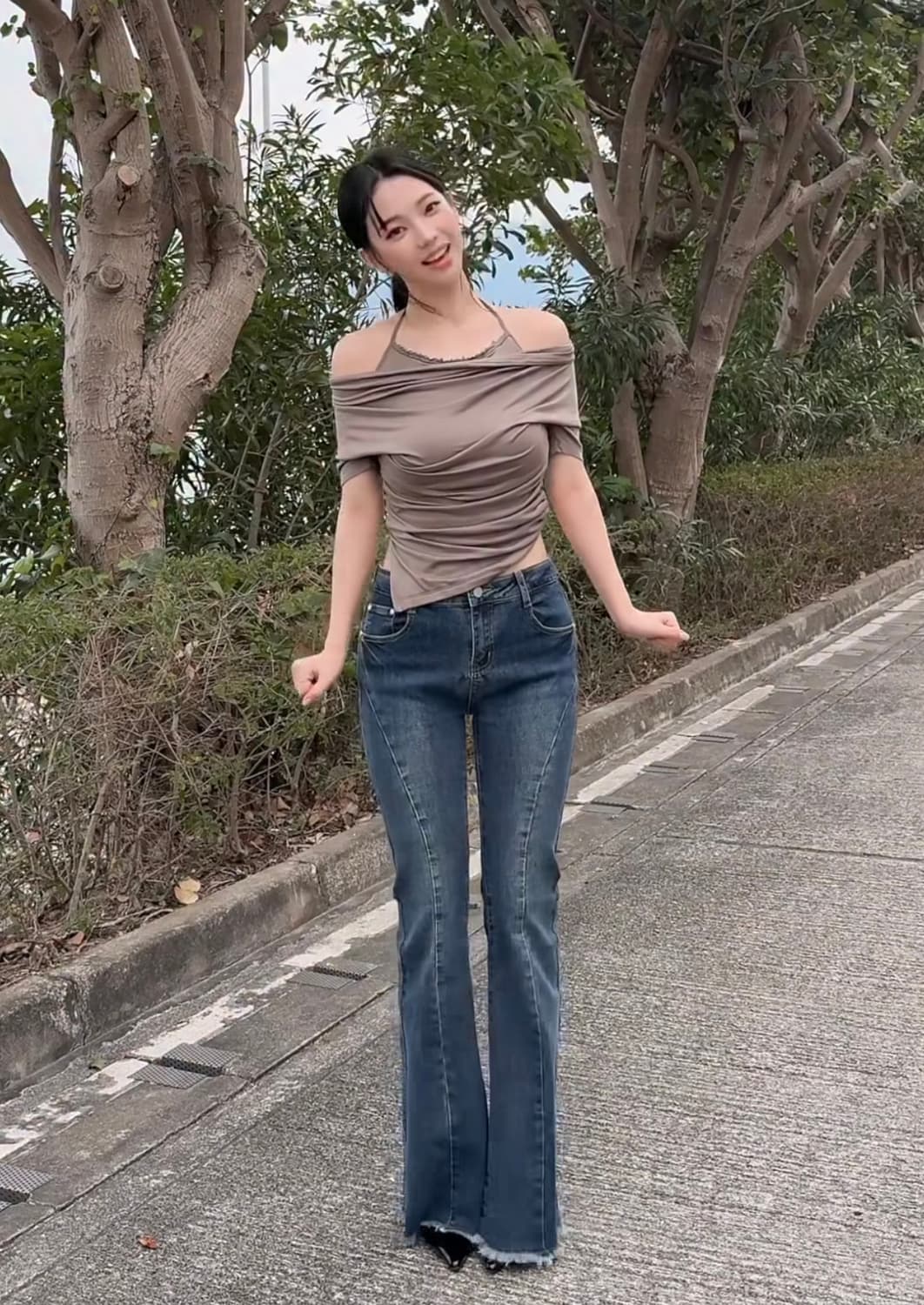 카인다미 카리나 부츠컷 팬츠 상품이미지1