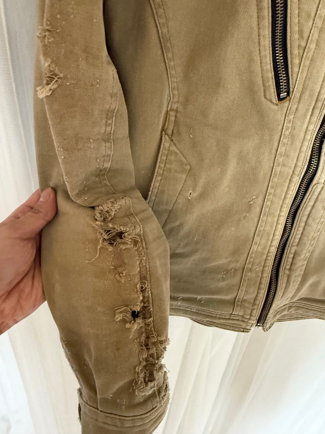 건설현장에서 구르던 디스트로이드 자켓 상품이미지3