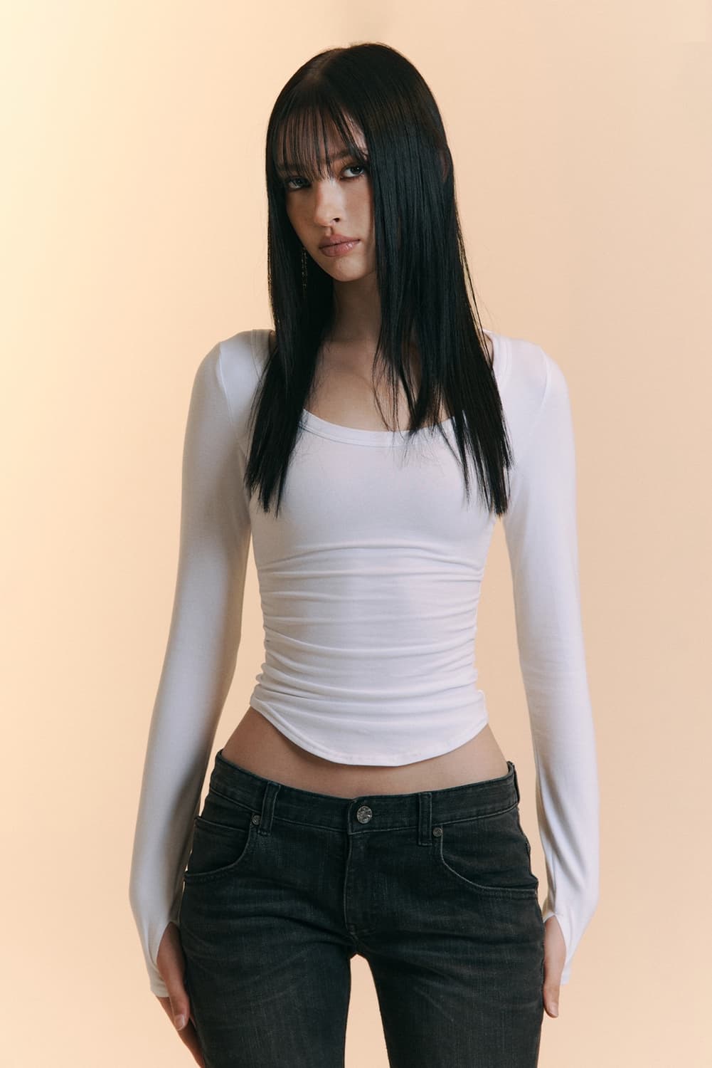 플리즈노팔로우 모모셔링탑 상품이미지1