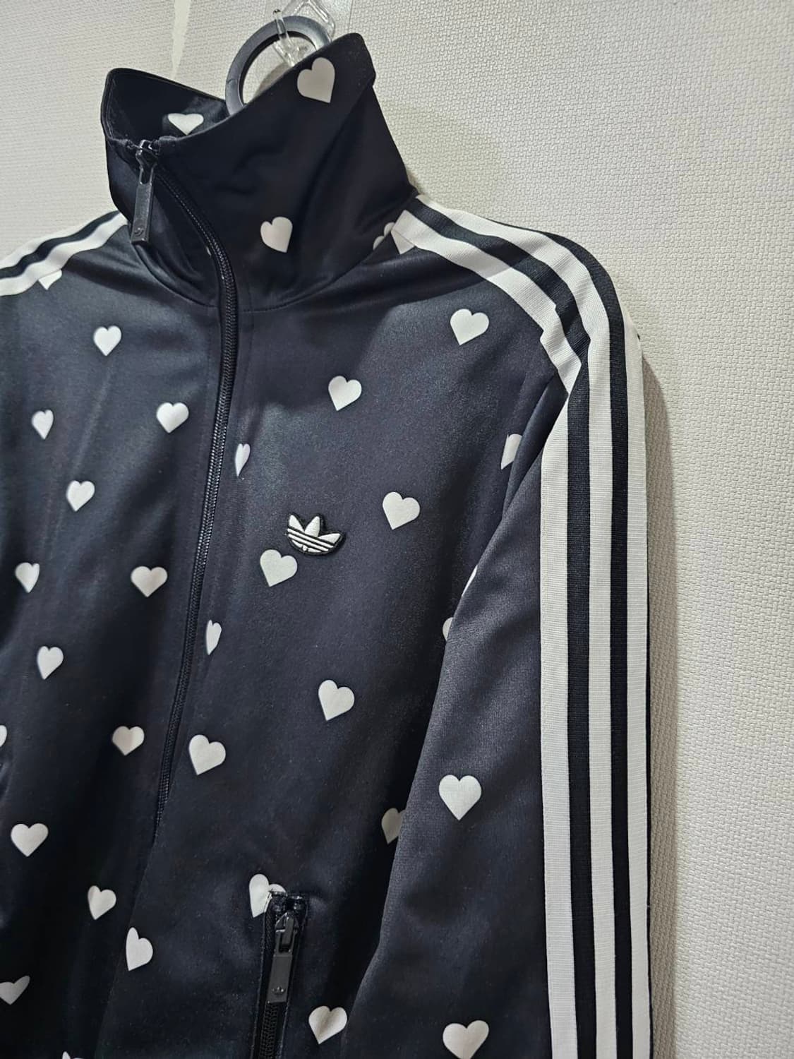 아디다스 여자 하트 도트 트랙탑 져지집업 95~100 상품이미지3