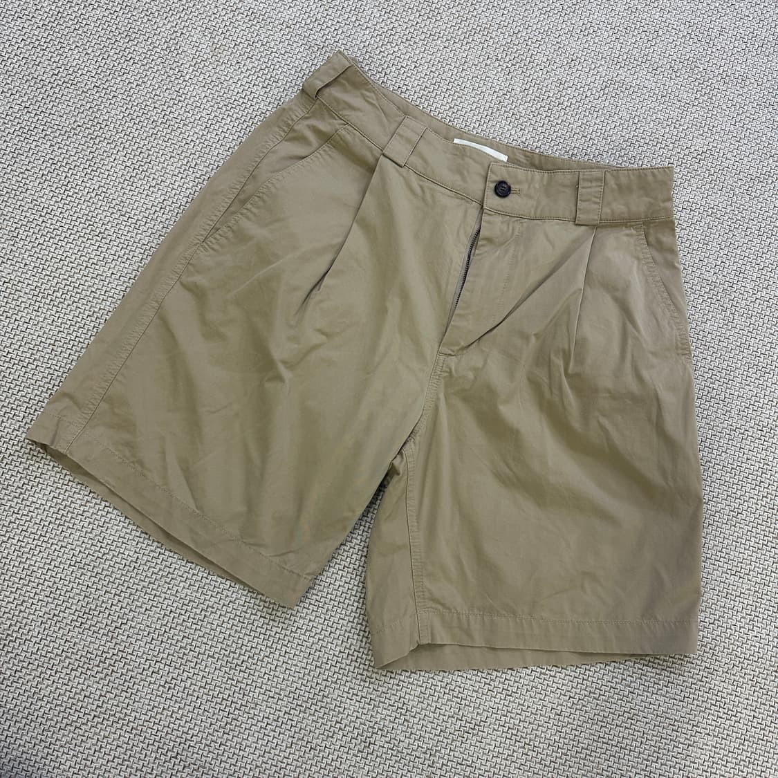 라퍼지스토어 핀턱 면 반바지 0415D 상품이미지1