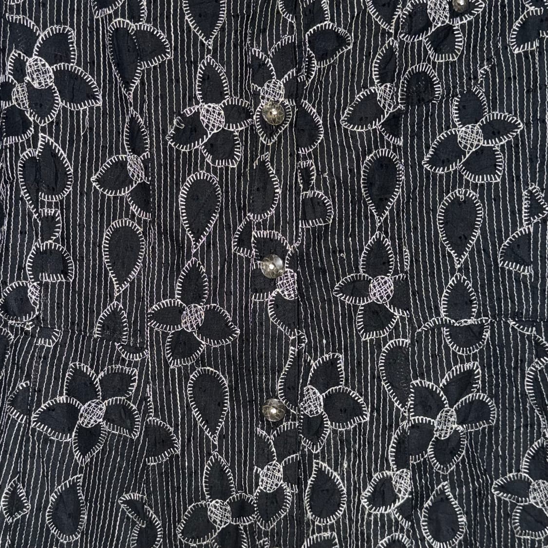 Flower geek black blouse 상품이미지3