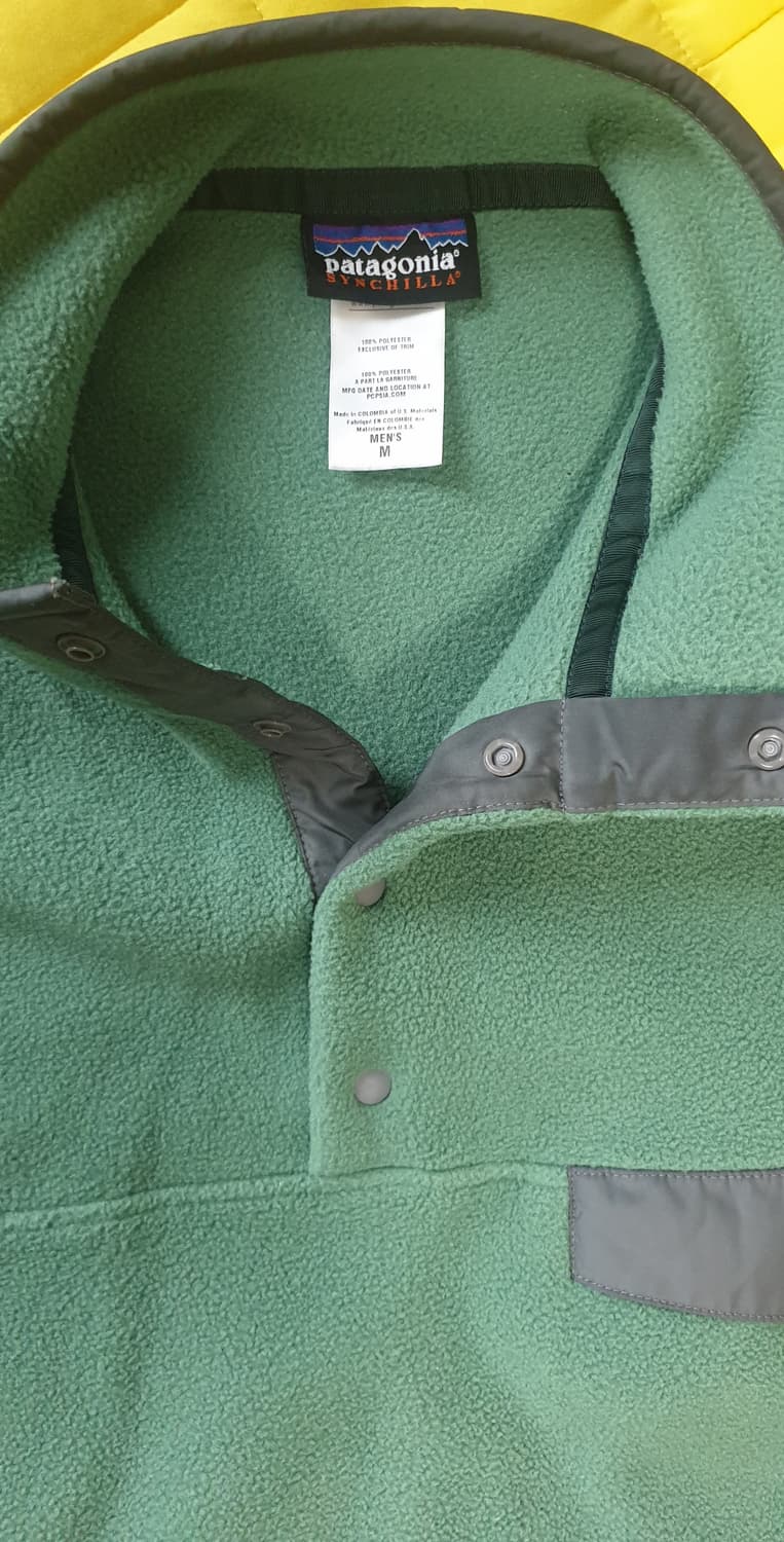 파타고니아 헤비웨이트 신칠라 풀오버 그린 M
 상품이미지5