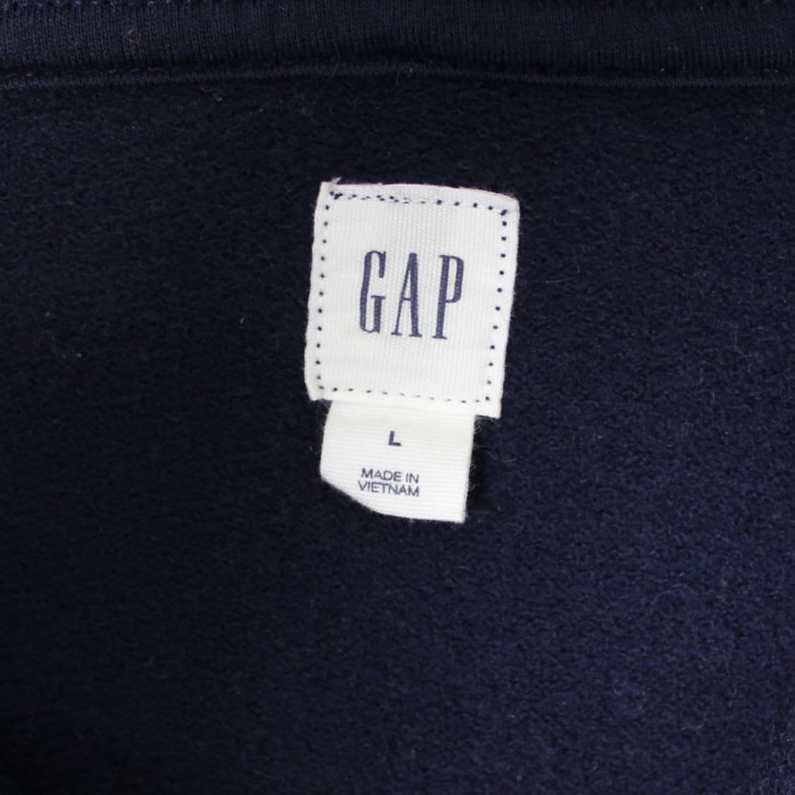 GAP 갭 파스텔 자수 네이비 후드집업 상품이미지3