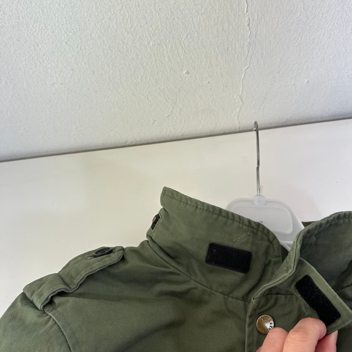 우먼S-M 쟈딕앤볼테르 카키 안감보아털 M65 겨울 야상자켓 상품이미지6