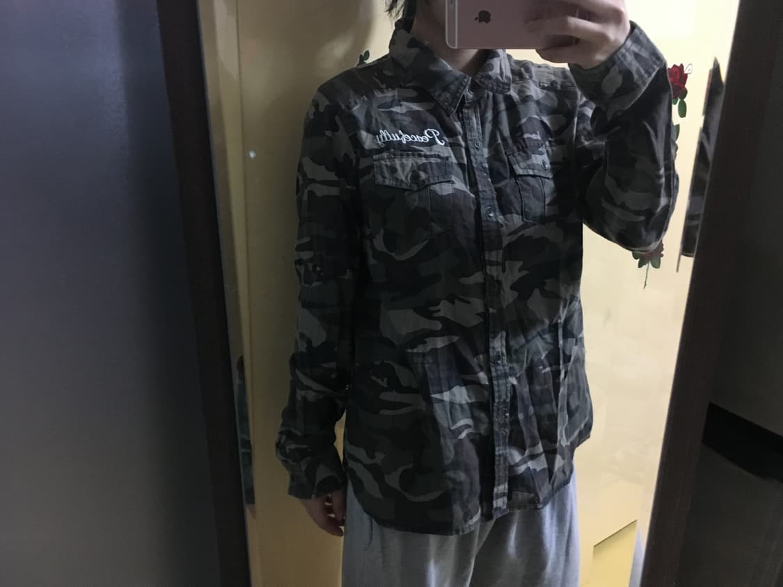 밀리터리 군인 상의 셔츠 상품이미지1