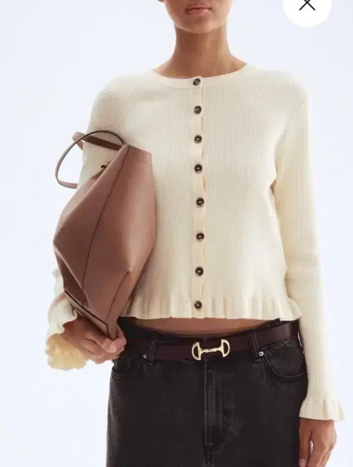 H&m 리브 니트 가디건  상품이미지2