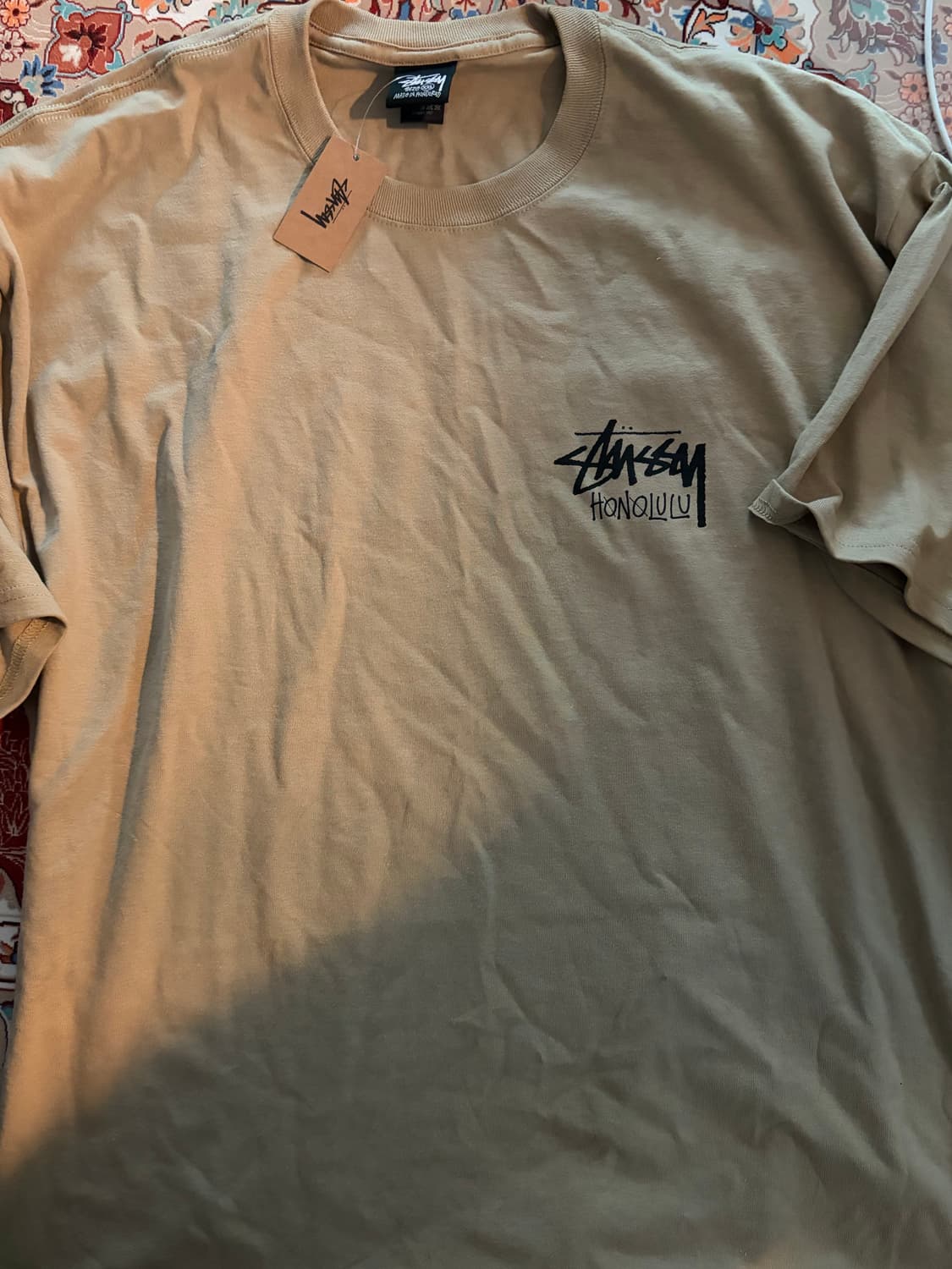 스투시 호놀룰루 반팔 아이보리 XXL 상품이미지2