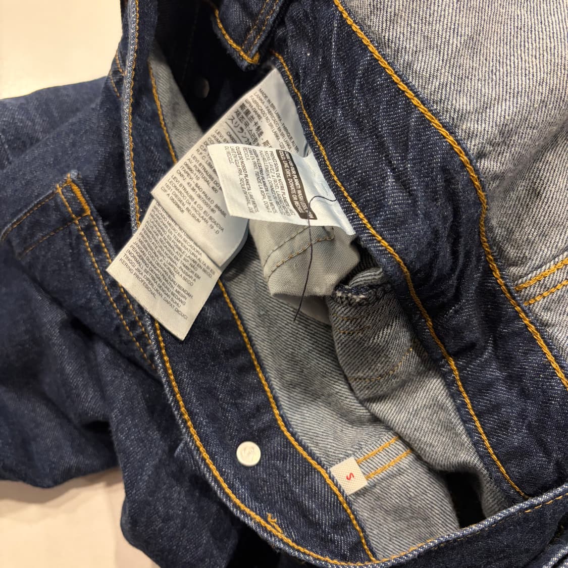 [S] 리바이스 우먼 레귤러 데님 멜빵바지 오버롤 B432 상품이미지8