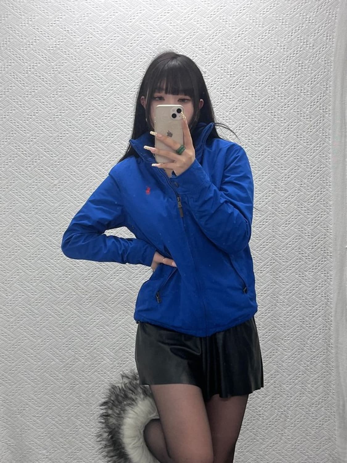 폴로 랄프로렌 레트로 Y2K 바이스윙 블루종 페리자켓 XS C09893 상품이미지1