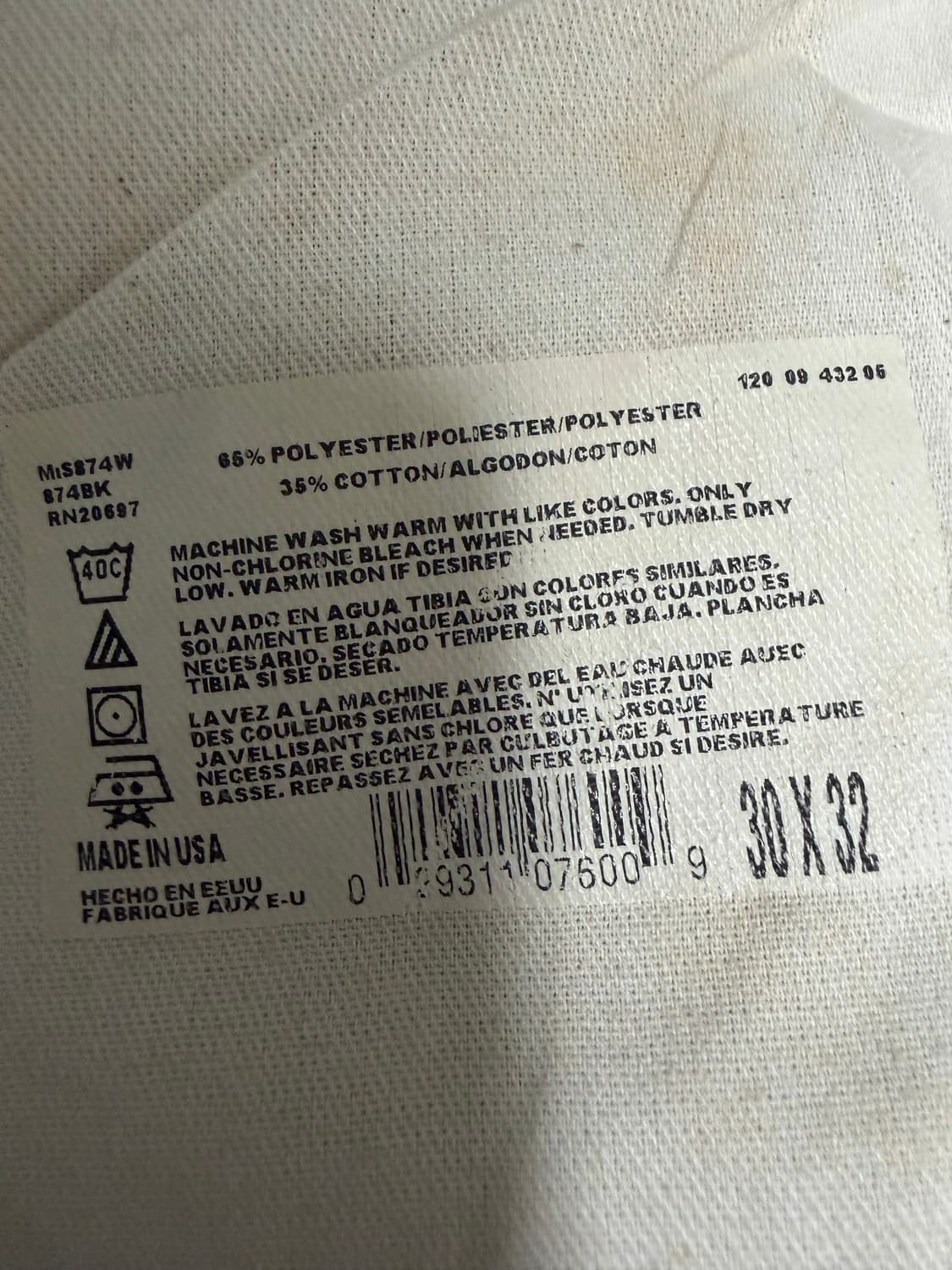 Vintages 90s Dickies 874 Work Pants  상품이미지2